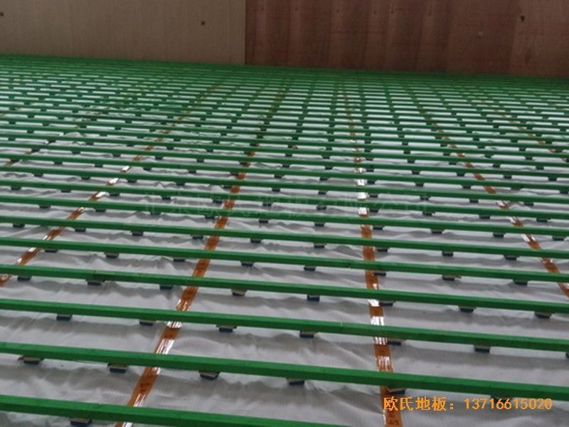 廣西南寧雅貴綜合訓練館體育木地板鋪設案例2