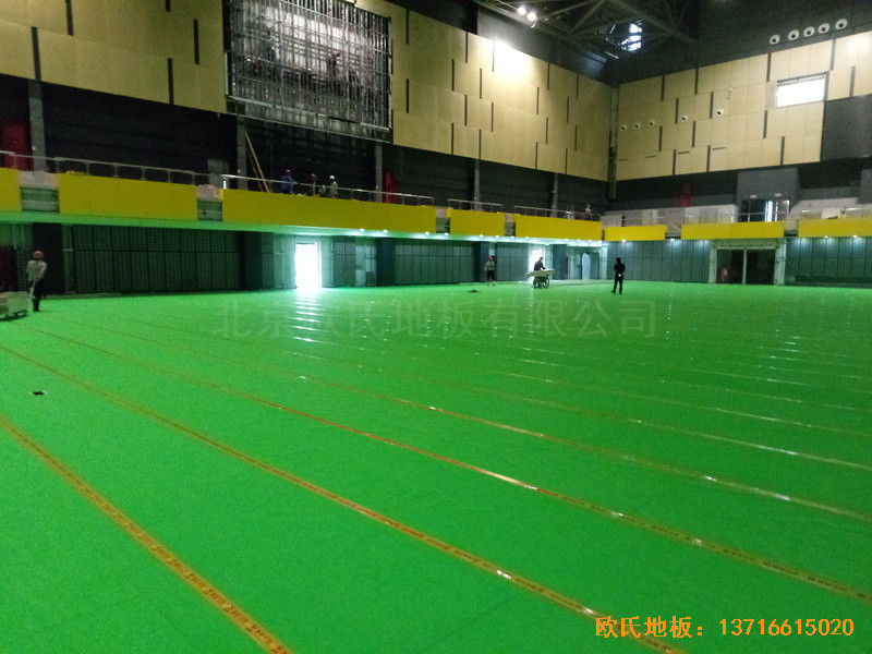 江蘇揚州市廣陵區體操館運動地板施工案例3