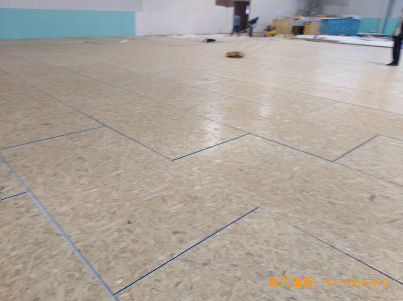 江西運動木地板鋪設案例2