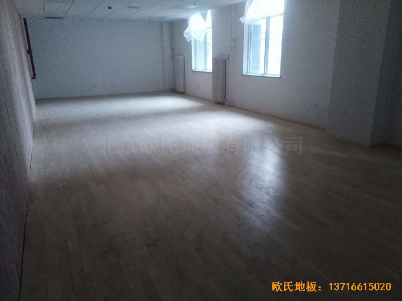 北京朝陽運動館體育地板鋪設案例4