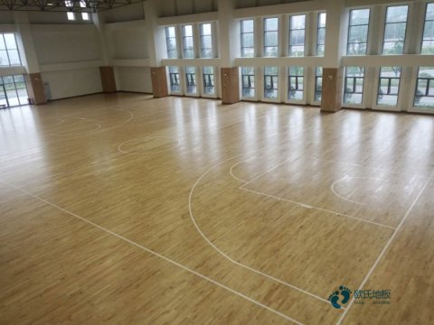鞍山運動木地板籃球場