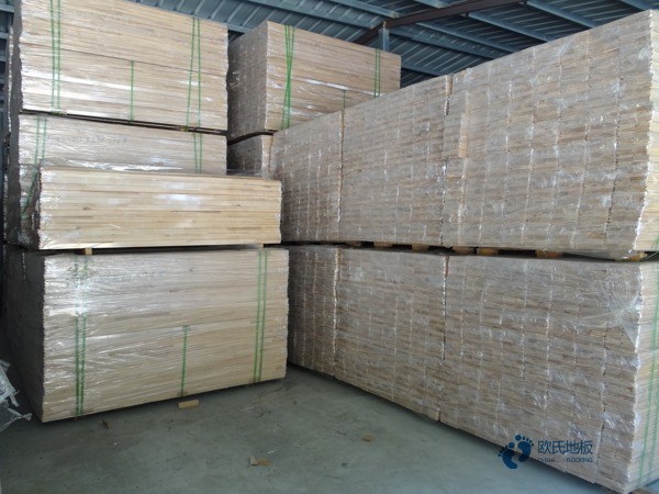 室內(nèi)標準籃球場木地板3