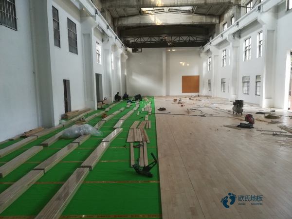 運動館木地板施工價格3