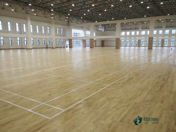 運動木地板安裝高度1