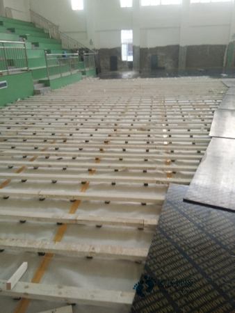 運動木地板施工所1