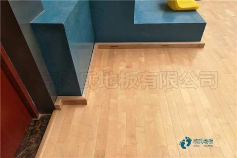 學?；@球木地板減震技術