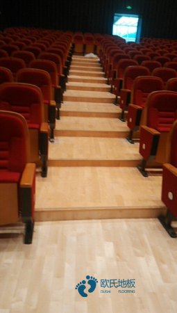 籃球館木地板結構圖1