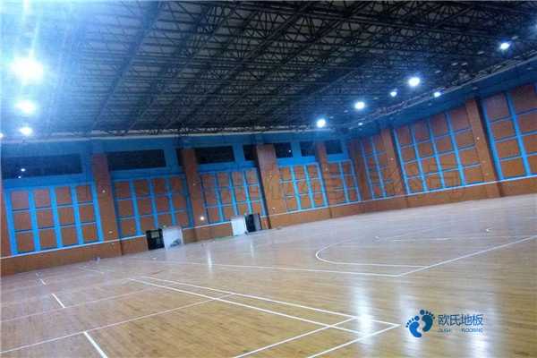 22mm厚籃球場地木地板品牌2