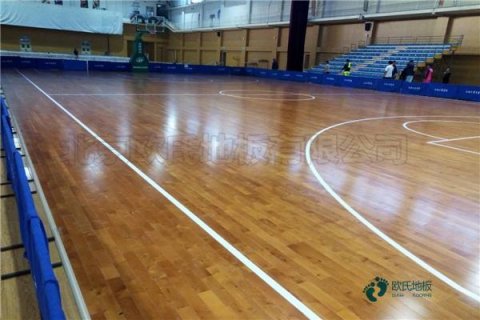 22mm厚籃球場地木地板品牌