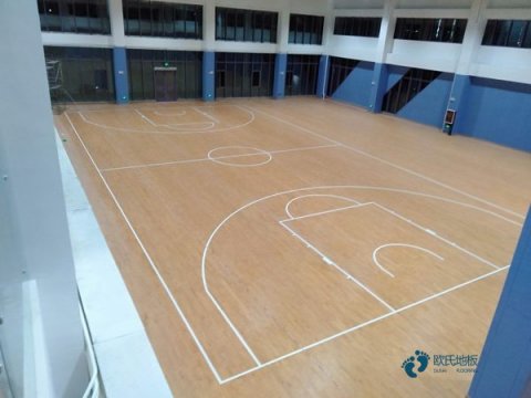 普通運動籃球木地板報價